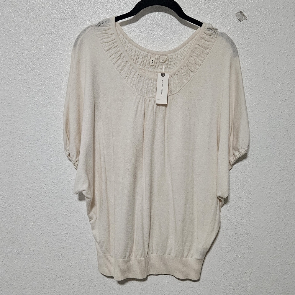 NWT Anthro Moth lace neck line size medium see description